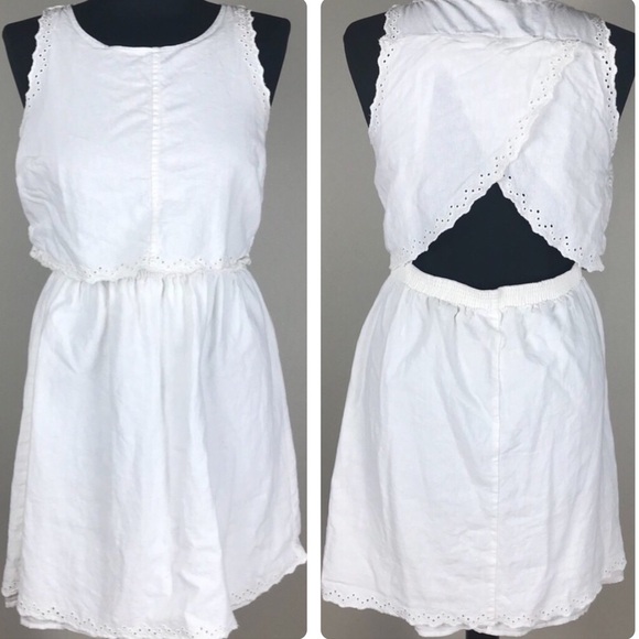 LOFT Dresses & Skirts - Overlay Open Back Cutout Back Dress